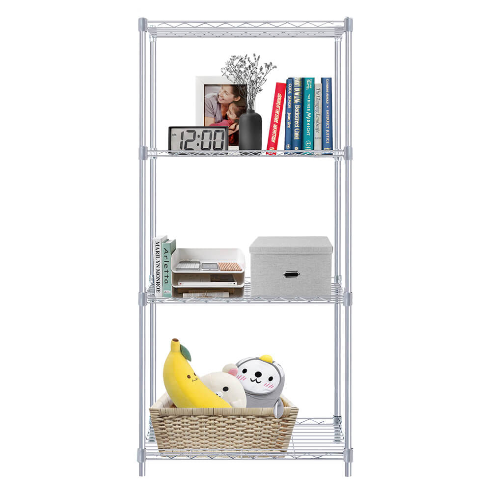 ชั้นวางของ 4 ชั้น INNHOME รุ่น Z4 ขนาด 56 ซม. สีเงิน_5
